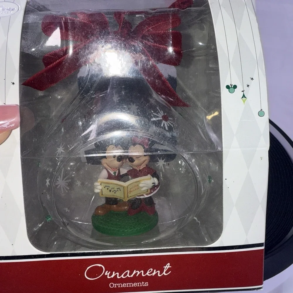 Disney Sketchbook 2014 Mickey Minnie Caroling Christmas Ornament In Box